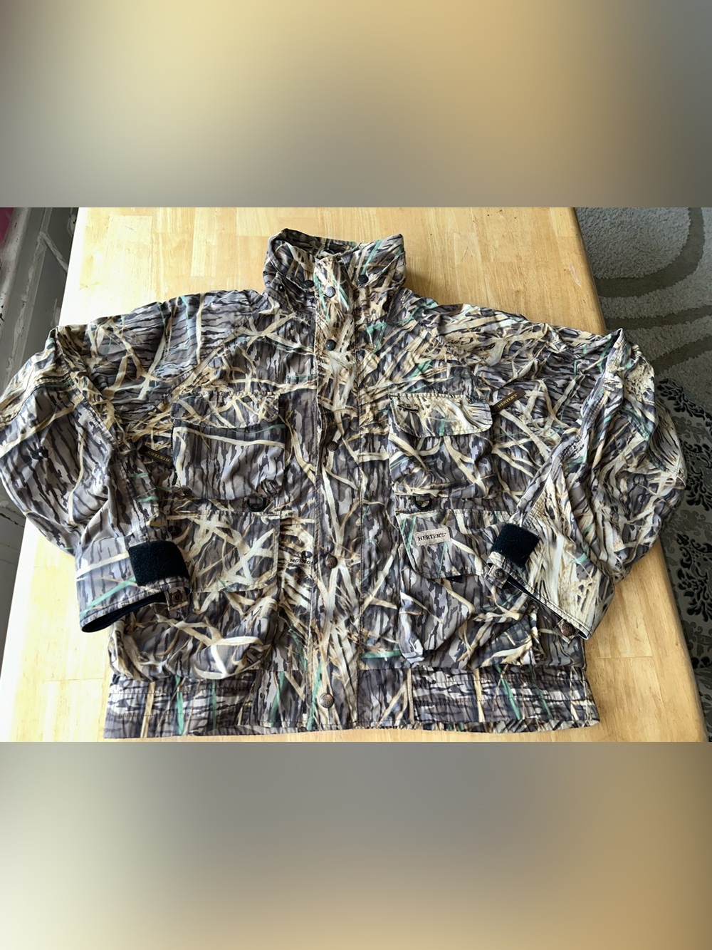 Vintage Herter’s hunting jacket coat men’s XL hunting camouflage Mossy Oak cam